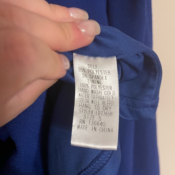 - Lulus blue Skater Dress -small - Picture 11 of 12